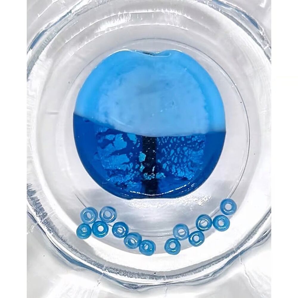 1pc Beads for Jewelry #21536 Blue Lampwork Glass Bead